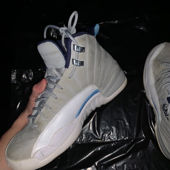 Jordan 12 Retro Grey University Blue - Picture 5 of 10